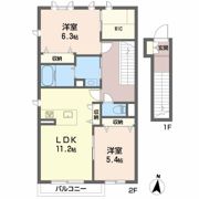 シャーメゾン ドリーミオC棟の間取り画像