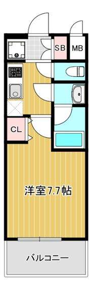 四天王寺レジデンスの間取り画像