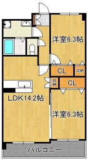 メゾンほおづきIの間取り画像