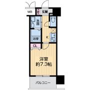 エス・キュート城東中央の間取り画像
