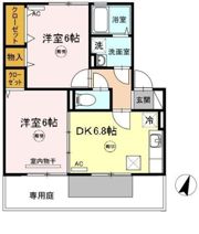 フルーア上林の間取り画像