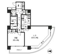 リバーポイントタワーの間取り画像