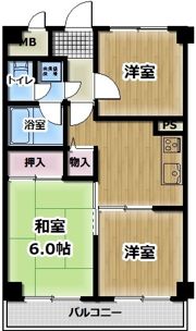 TYコート栄町通の間取り画像