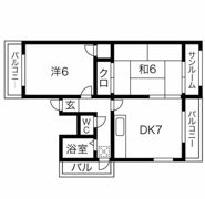 フラット灘南の間取り画像