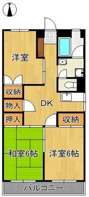 オアシス中井の間取り画像