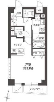 デュオ・スカーラ学芸大学の間取り画像