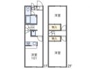 レオパレスシャングリラ2000の間取り画像