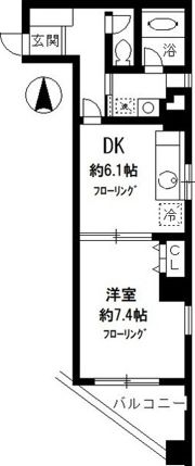 エルカスティージョ ムサシの間取り画像
