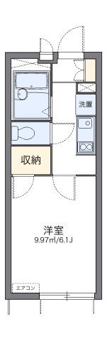 レオパレスブルーシャインの間取り画像