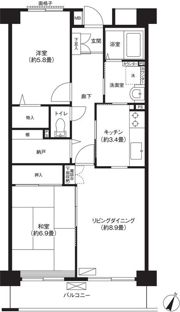 コーポレート浦和別所の間取り画像