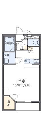 レオパレスラフォーレ風早Ⅱの間取り画像