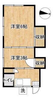 山田荘の間取り画像