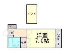 マンショントニオー能勢口第二の間取り画像