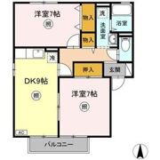 メゾンパーク新田東C・Dの間取り画像