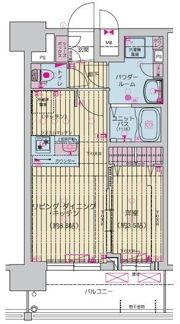 プレリス大阪西九条 CITY LINKSの間取り画像