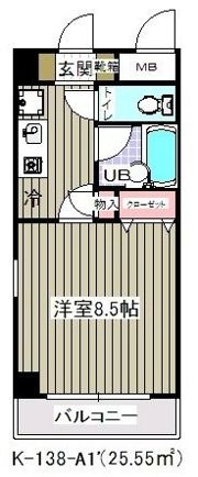 ベイサイド舞浜(K-138)の間取り画像