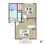 MQuarto久喜の間取り画像