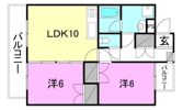 ケイズコートの間取り画像