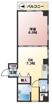 ドエル深川の間取り画像