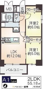 メゾントーワの間取り画像