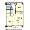 シエル大津EASTの間取り画像