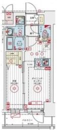 エステムコート新大阪XVIIベイスの間取り画像