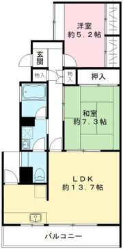 フォレスト上野毛の間取り画像