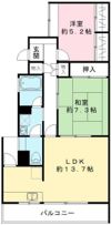 フォレスト上野毛の間取り画像