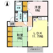 ロイヤルアネックス富の原B棟の間取り画像