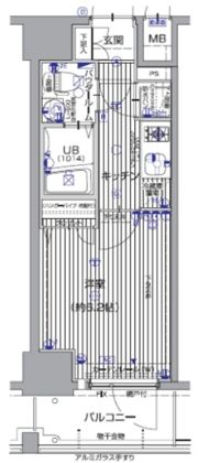 エスリード天神橋筋六丁目の間取り画像