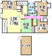 センチュリーナ中央の間取り画像
