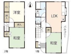 谷廣貸家の間取り画像