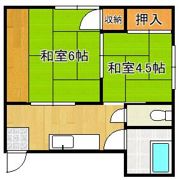 町上津役アパートの間取り画像