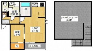 grandtic gacha 'aluaの間取り画像