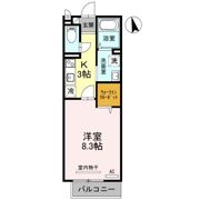 スタシオン東野・アクシス A棟の間取り画像