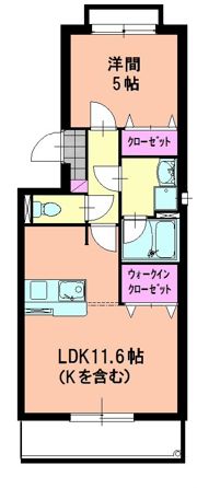 ドミール江西プレミアムの間取り画像