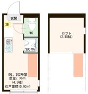 ハーモニーテラス南町の間取り画像