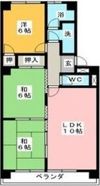 マンション忠徳の間取り画像