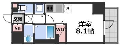 Metrosa谷町六丁目Northの間取り画像