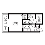 ヒルハイツ柴原駅前の間取り画像