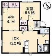 シーサイドDIAS D館の間取り画像