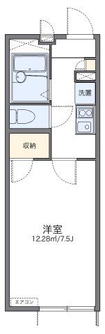 レオパレスプラスパ寿の間取り画像
