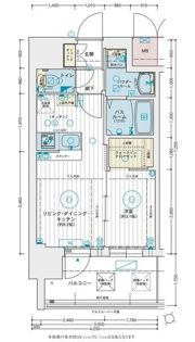 エステムコート三宮EASTⅤルシーダの間取り画像