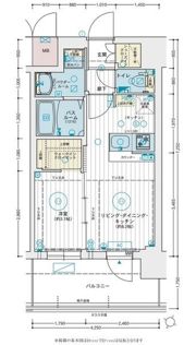 エステムコート三宮EASTⅤルシーダの間取り画像