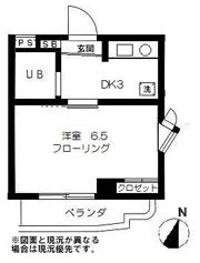 サウスボーダーの間取り画像