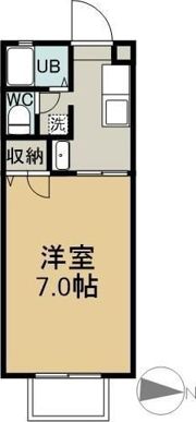 エスポワール千草 Bの間取り画像