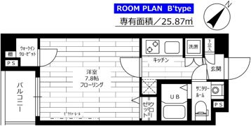 ステージファースト田園調布アジールコートの間取り画像