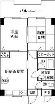 松本マンション5の間取り画像