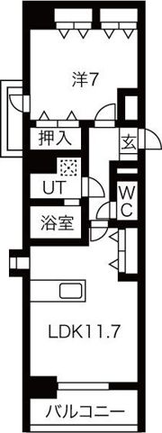 アレーヌコート野並の間取り画像