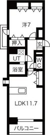 アレーヌコート野並の間取り画像